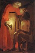 Georges de La Tour Ijob will mock of its woman oil painting reproduction